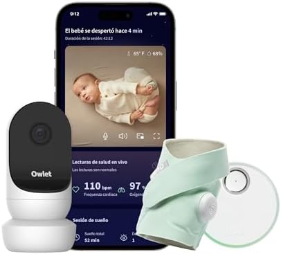 Owlet Dream Duo 2 Bundle- Vigilabebés Inteligente: Dream Sock y Owlet CAM 2 ...