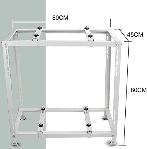 Universal Heavy Duty Air Conditer Bracket - Double Layer Floor Stand for Mini Split Units, Outdoor Heat Pumps & Condenser Units, 800x800x450mm Ground Mount Base image 3