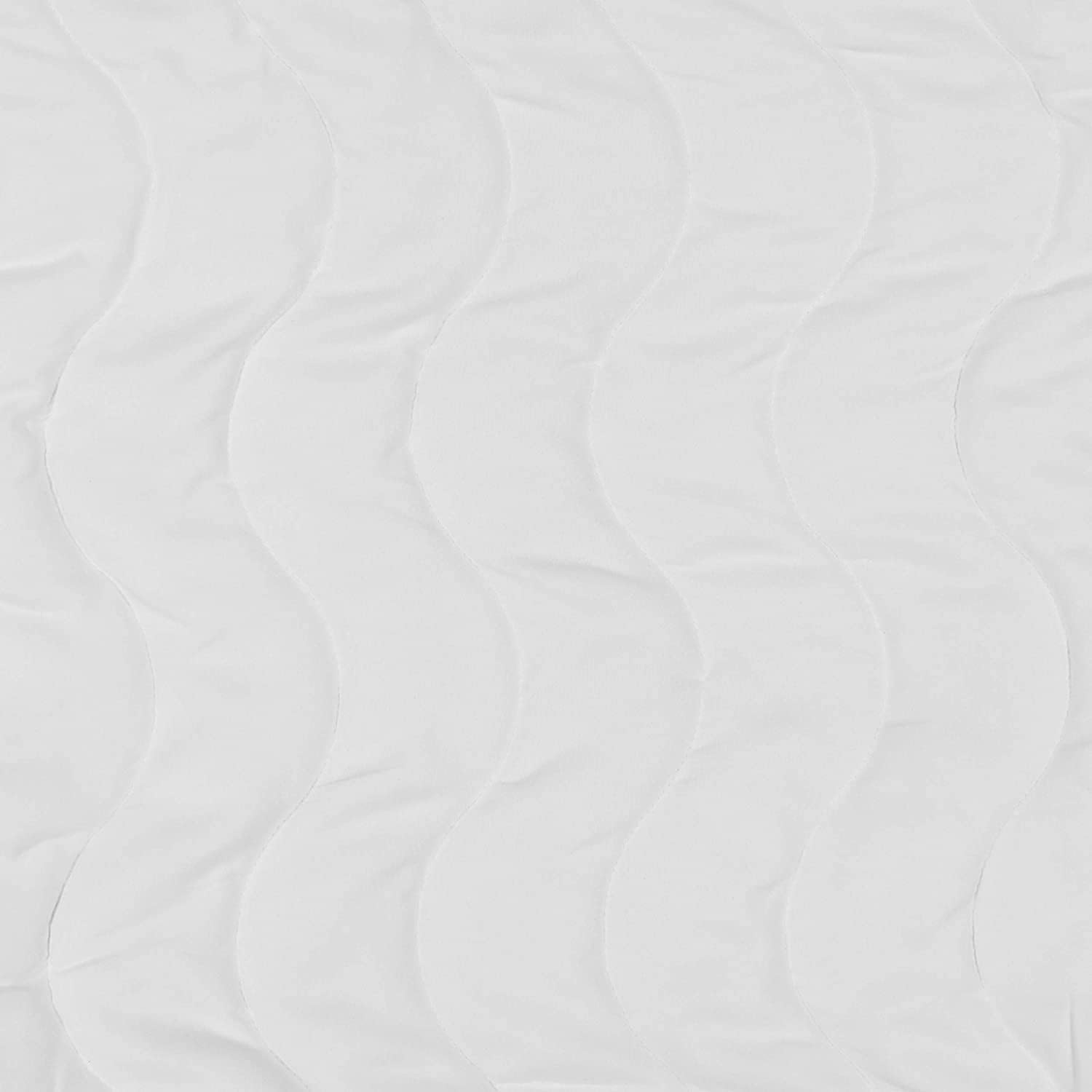 Serta Perfect Sleeper Basic Comfort Mattress Pad, Air Dry Moisture Wicking, Microfiber Fill, Scotchgard Stain Release, Antimicrobial Odor Protection, Cooling, Full, White : Home & Kitchen