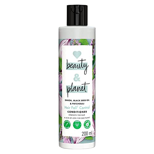 Love Beauty & Planet Onion, Black Seed & Patchouli Hairfall Control Natural Conditioner|No Sulfates,No Paraben|200ml Love Beauty & Planet Onion, Black Seed & Patchouli Hairfall Control Natural Conditioner|No Sulfates,No Paraben|200ml