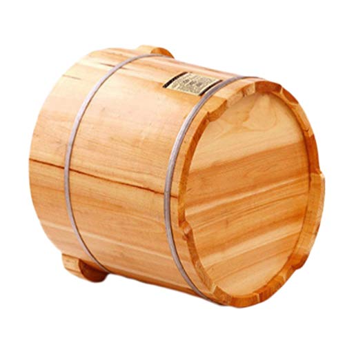 Barril de Madera para Spa de Pies con Tapa miniatura 6