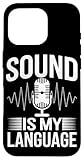 Ya en manzanajugosa.com: Sound Engineer Studio Life Mezcla de audio y producción musical Carcasa para iPhone 16 Pro