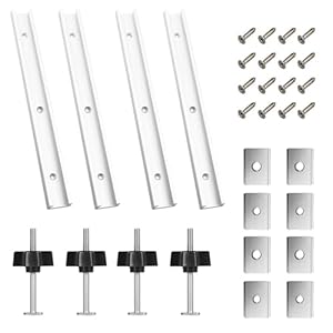 Sqljyu Rail Führungsschienen Montageset 4 Stück