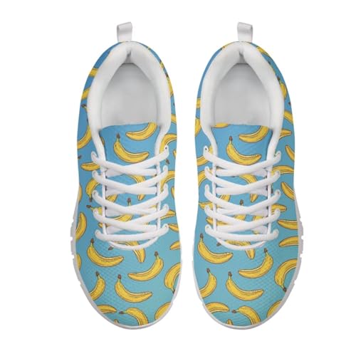 Image of GIFTPUZZ Mens Lace Up Athletic Trainers Running Sneakers Wedge Breathable Gym Lightweight Sports Tennis Shoes