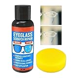 30g Eyeglass Scratch Remover, Glasses Lens Scratch Repair, Anti-Fog Screen Wax, Sunglass Scratchs Remover For Lenses, For Indoor Home Outdoor Travel Office Vacation