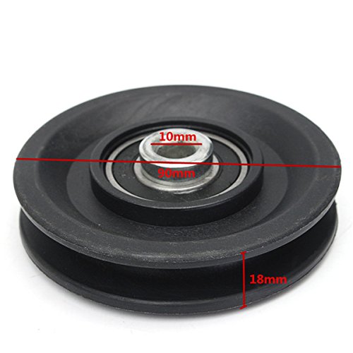 Inni 90Mm Nylon Bearing Pulley Wheel 3.5 Cable Gym Fitness Equipment #TOP2