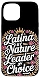 Latina by Nature Leader by Choice Hispanic Heritage, design parfait pour les programmes bilingues espagnols, les coordonnateurs de centres communautaires. Magasins de vêtements culturels et familles hispanophones, étudiants bilingues et éducateurs culturels.