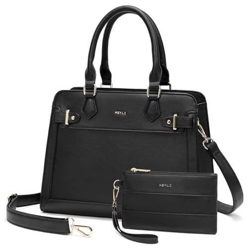 Keyli 2pcs Purses and Handbags for Women, Fashion Shoulder Tote Bags Top Handle Satchel and Vegan Leather Bags for ladies