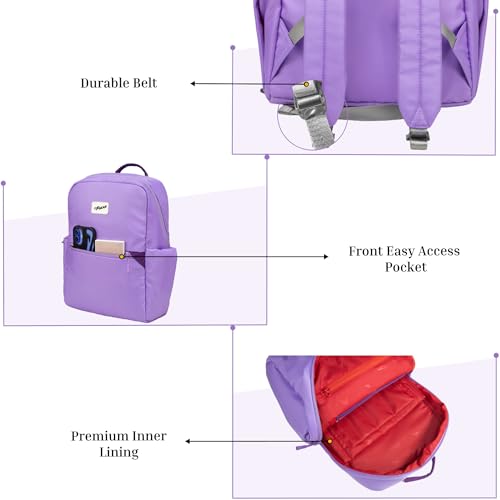 Image of F Gear Cannes 12L Laptop Backpack|Premium, Soft Touch, Lightweight & Durable|Laptop & Tablet Sleeves|3 spacious compartments & 2 Pockets|Ideal for Office, Daily Use & Travel