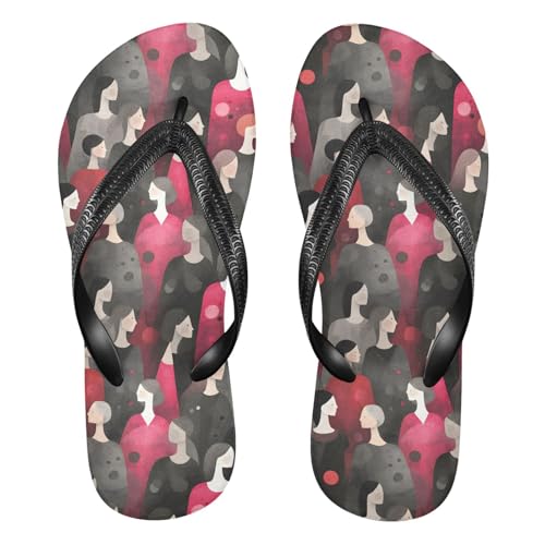Flip Flop Sandals Anime Woman Print for Women Men Beach Outdoor XS