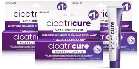 Cicatricure Advanced Scar Gel, Proven Results in 2 Weeks, 1 oz (28 g), 3pk