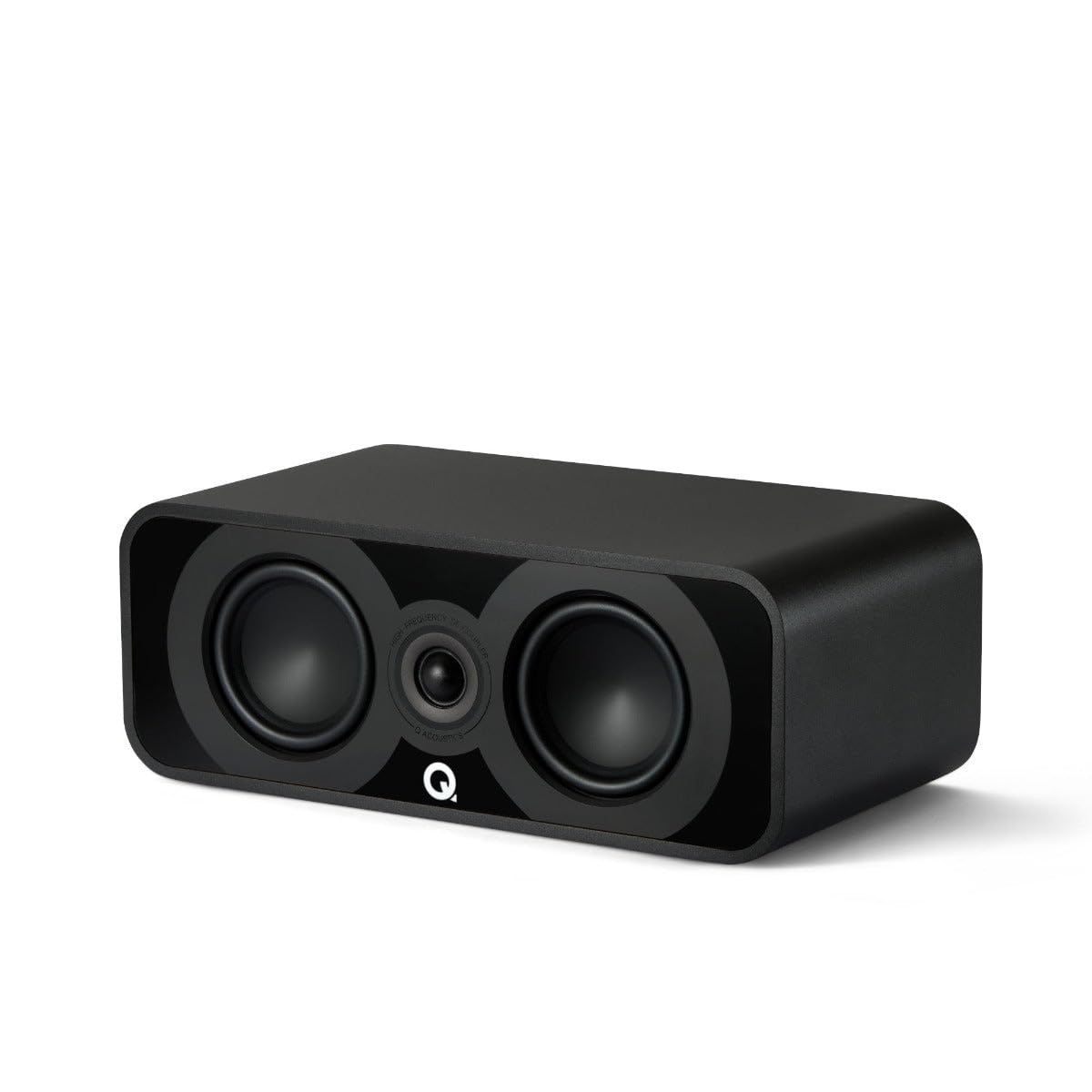 Q ACOUSTICS Altoparlante centrale 5090 nero satinato – 2 x 4,5 Mid/Bass Driver, 1 x 1 Tweeter – Altoparlanti TV per sistema audio surround – Altoparlanti per giradischi in vinile Hi-Fi, altoparlanti