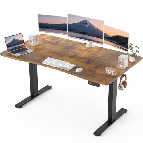 Veken 55 x 28 Inch Electric Standing Desk with Adjustable