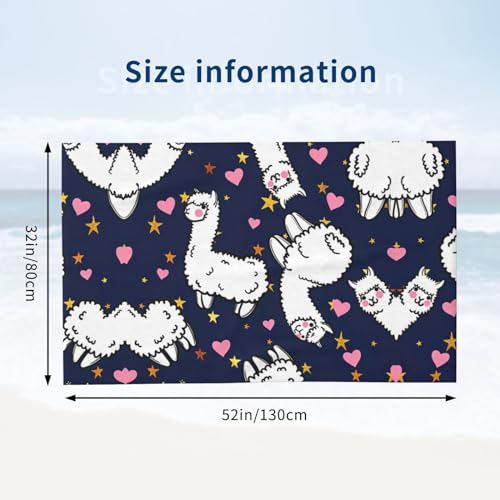 Cadeau personnalisé cœur rose camel serviette de camping