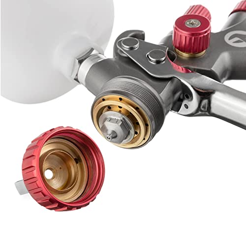 Intertool Paint Spray Gun, Lvlp, Car Air Paint Sprayer, Woodwork Finish, 1.4 Mm Nozzle, Automotive Primer, Clear & Top Coat, Touch Up, Pneumatic Gravity Feed, 600 Cc Cup, Professional Ptfe Pt08-0144 #TOP3