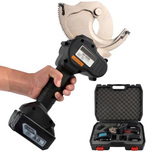 ZWJABYY Akku Kabelschneider,Hydraulische Kabelschere Elektrischer...