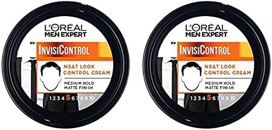 L’Oreal Men Expert Hair Styling Cream Expert InvisiControl Neat Look Control Cream (Pack of 2)