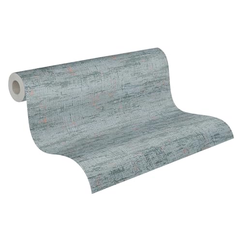 Papier peint design Livingwalls bleu vert pour décorer une chambre contemporaine