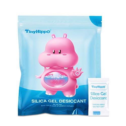 TinyHippo [260 Packs] 1 Gram Silica Gel Desiccant Packets, Food Grade Moisture Absorbers for Spices Jewelry Seed Ammo Storage