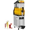 Ice Slush Machine,Commercial Slushy Machine,Stainless Steel Frozen Drink MakerSlushie Maker, 500W Slushie Machine for Home Party Restaurants Cafe Bars Use