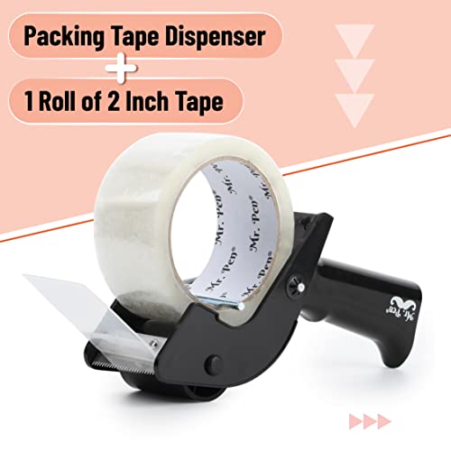 Image of Mr. Pen- Heavy Duty Packing Tape Dispenser Gun, 2 Inch | Includes 1 Clear Tape Roll, Handheld Tape Gun for Moving, Shipping, Sealing Boxes & Packaging