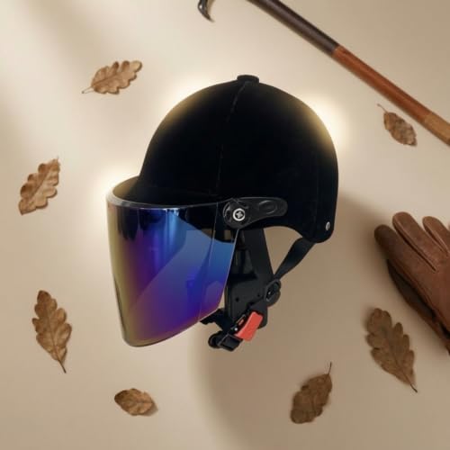 Casco con correa ajustable resistente a impactos para evitar caídas en equitación 4