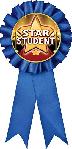 Cinta Roseta Azul Crown Awards Estrella Estudiante miniatura 1
