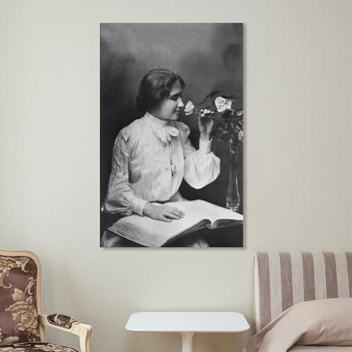 Poster Helen Keller 2 sur toile décoration murale moderne chambre 40x60cm - 7