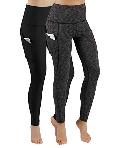 image for ODODOS Women's High Waist Yoga Pants with Pockets,Tummy Control,Workou
