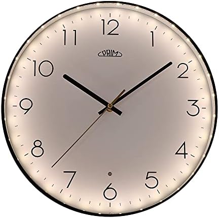 EYotto 12 Zoll Leuchtende Wanduhr, Stilles LED-Nachtlicht Wanduhren Batteriebetriebenes Glühen Im Dunkeln Große Display-Uhr Für Wohnzimmer, Schlafzimmer, Küche