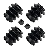 4PCS Brake Caliper Slide Pin Bushing Kit Rubber,Brake Caliper Pin Bushing Kit Compatible with Toyota Acura Chevrolet Pontiac Saturn,Brakes Calipers Pins Boot Kits for Sealing