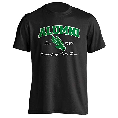 Sport Your Gear North Texas Mean Green Alumni T-Shirt (Black, L)
