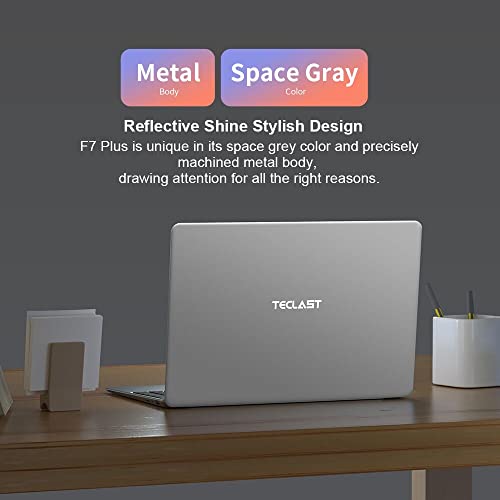 Laptop 14 Zoll, TECLAST F7 Plus Notebook, 12GB RAM 256GB SSD, Quad Core, Intel N4100, Beleuchtete Tastatur, 1920x1080… – Bild 7