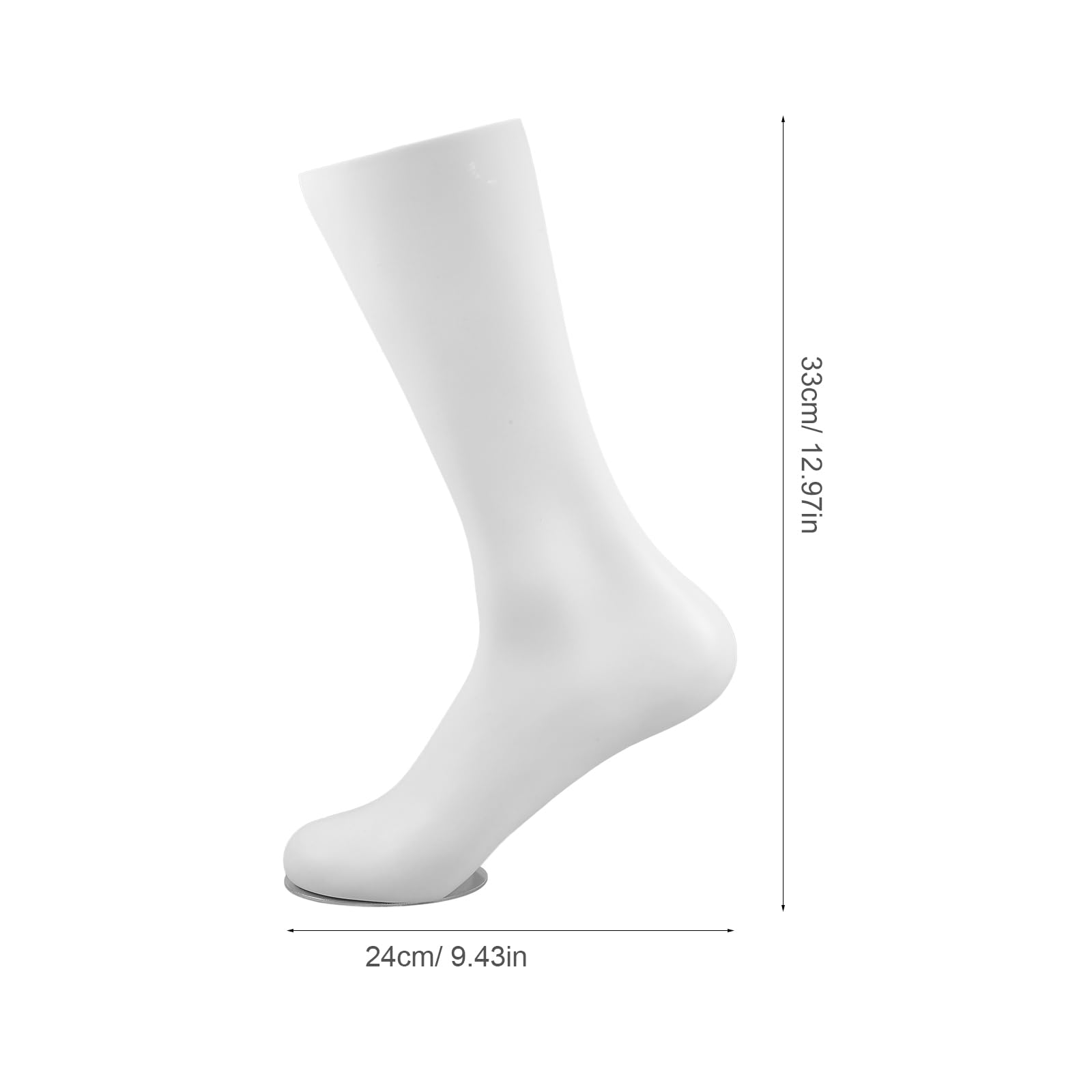 STOBAZA Sockenfuß-Modell Mannequinfuß Für Herrensocken Socken-Display-Halter Mit Realistischen Proportionen Tragbares Socken-Ausstellungsmodell Für Einzelhandel Schaufenster Und Fotografie