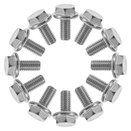 Tornillos antirrobo para matrícula de coche Mikikit M6x12 anticorrosión