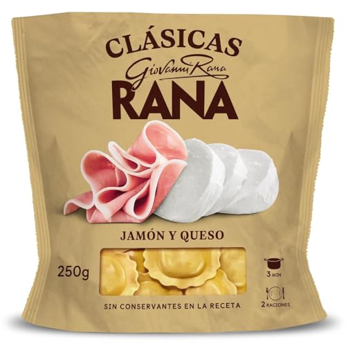 Rana Pasta Clásica Tortellini Jamón y Queso, 250g