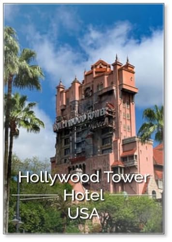 Photomagnet Hollywood Hotel Attraction at 's Hollywood Studios Theme Park in Orlando, Florida, Fridge Magnet