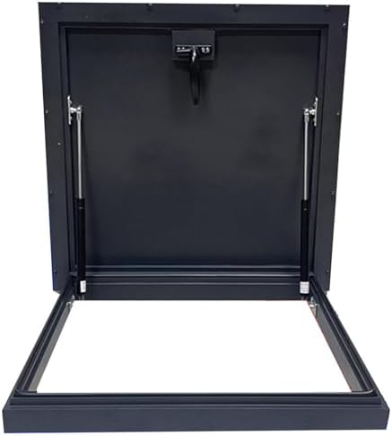Waterproof Metal Cellar Floor Hatch - Secure Access for Outdoor Underground Spaces - Durable & Weather-Resistant Access Cover for Basements & Storage Solutions