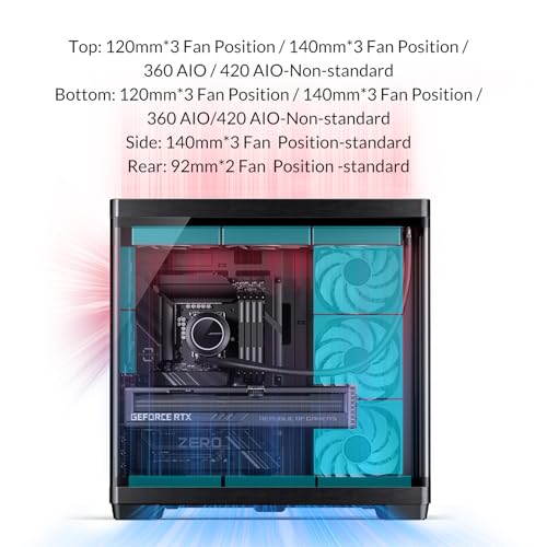 Image of JONSBO TK-4 Wood ATX PC Case,Mid Tower Computer Case,Bi-Bent Surround View Glass,Aluminum Alloy, Standard 6 * 140mm + 2 * 92mm Fan,ATX SP Back-Connect(BTF) MB /460GPU /200PSU,Type-C Jack, Wood
