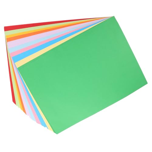 Papier couleur pour bricolage et origami créatif, NUOBESTY A3 haute reproduction 100 feuilles