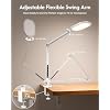 LitONES Video Conference Lighting for Computer, Dimmable Light for Video Recording, Meeting, Laptop & Webcam, 15W Ring Light for Desk with C- Clamp, Swing Arm, Remote, Memory & Timer CRI >95