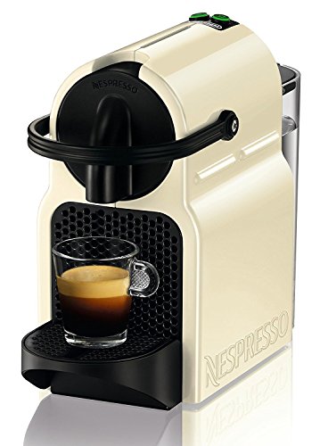 Nespresso De'Longhi Inissia EN80.CW - Cafetera monodosis de cápsulas Nespresso, 19 bares, apagado automático, color crema