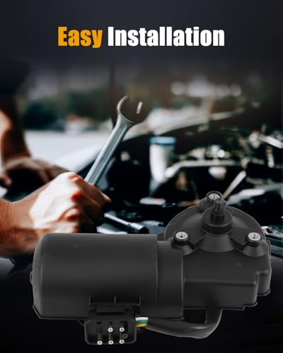 Image of ROADFAR Front Windshield Wiper Motor Compatible For Mercedes-Benz For 190D | Fit For Mercedes-Benz For 190D 1987|For Mercedes-Benz For 190E 1986 1987|OEM:2018203642|5 Pins