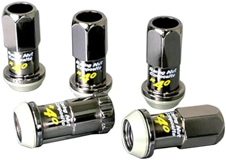 Project Kics 12x1.25 R40 Lug Nuts - Black (16+4 Locks) image 5