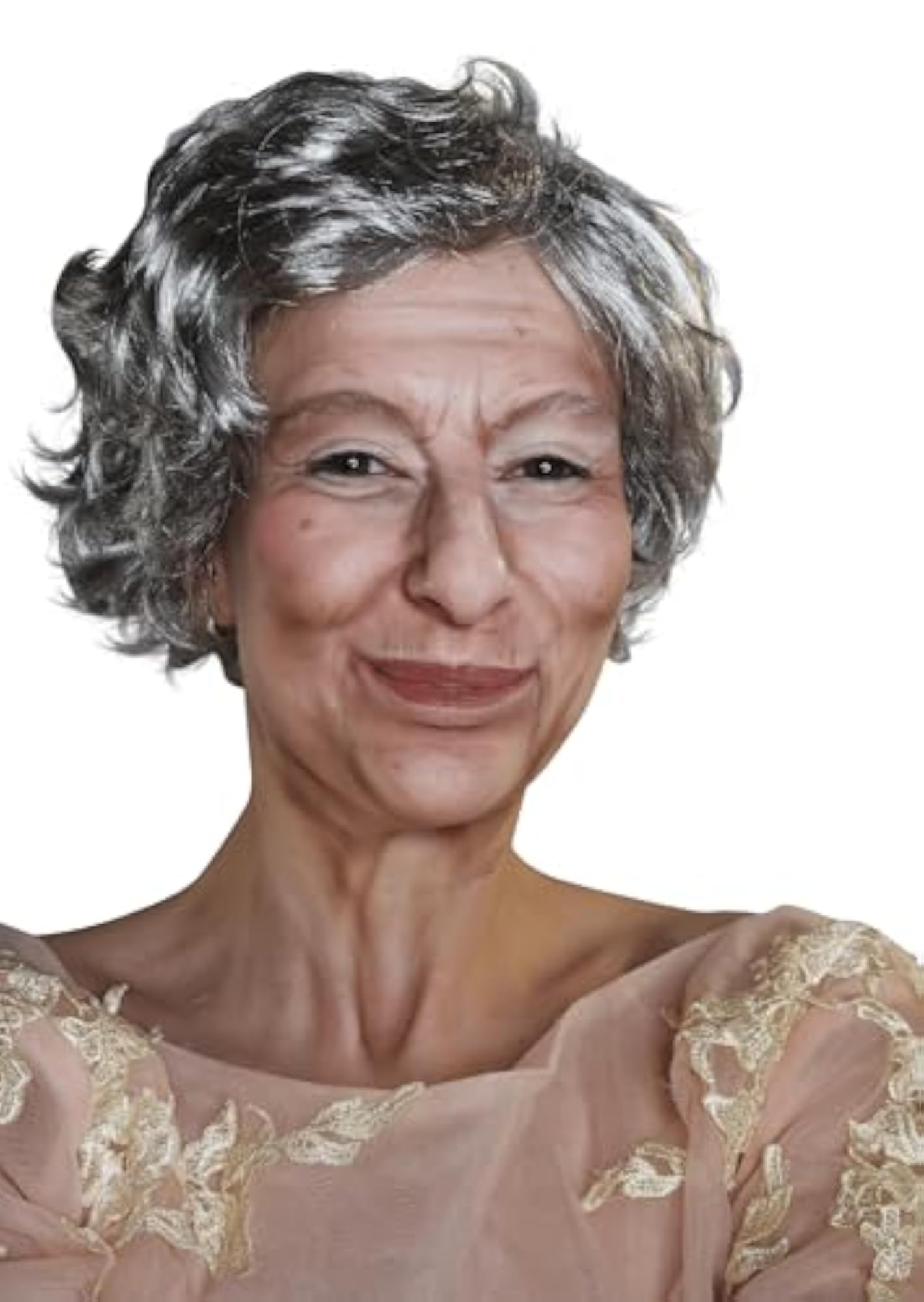 Old Lady Grandma Wig for Costume Parties
