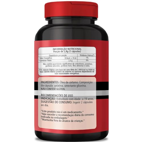 KIT 4x Óleo De Cártamo - 60 Cápsulas 1000mg - Clinicmais