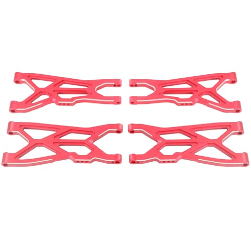 Aluminum Alloy Front & Rear Lower Suspension Arm Upgrade Kit For Arrma 1/8 Typhon 3S BLX 4x4 & 1/10 Big Rock 3S BLX V3,Replace#AR330543#AR330540