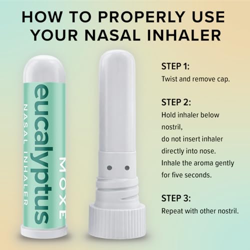 Image of MOXĒ Eucalyptus Essential Oil Nasal Inhaler Stick Congestion & Sinus Relief
