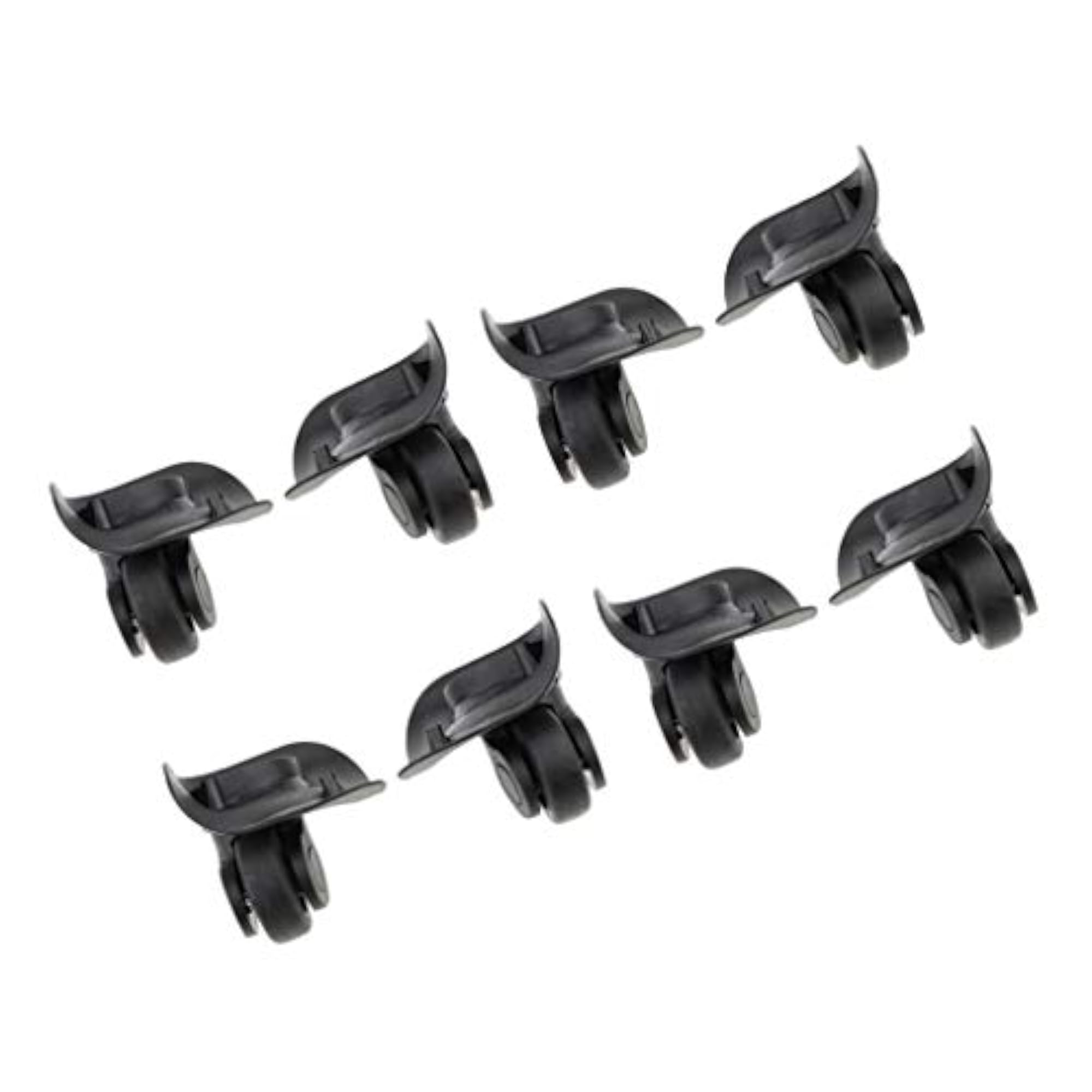 2 Pair Universal Swivel Luggage Suitcase Wheel Replacement Caster