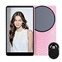 Moniteur de caméra arrière, miroir pour téléphone pour enregistrement avec caméra arrière, portable pour smartphone, enregistrement Vlogging et photo pour maison voyage intérieur et extérieur
